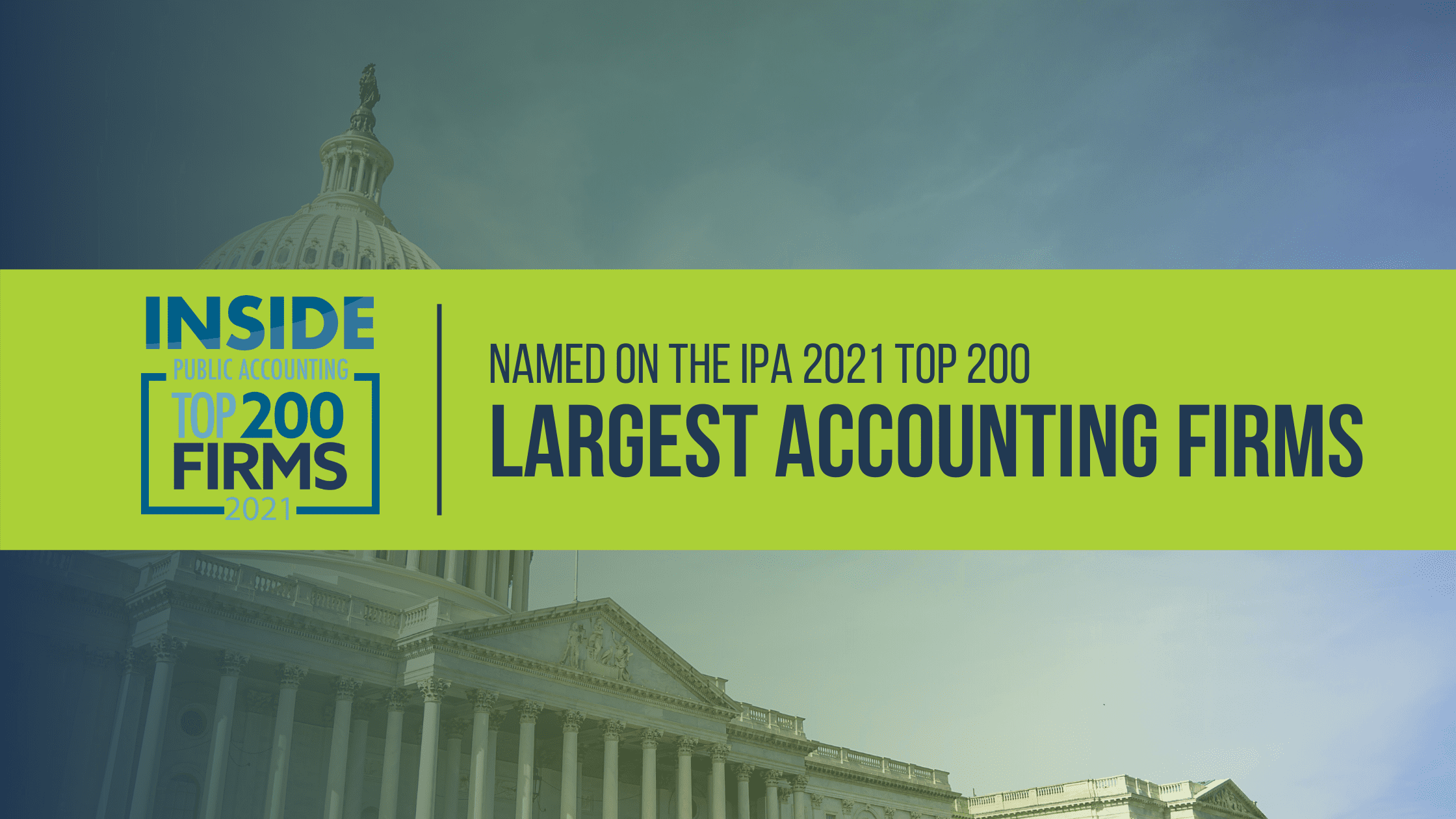 YHB NAMED IN THE 2021 TOP 200 LARGEST ACCOUNTING FIRMS